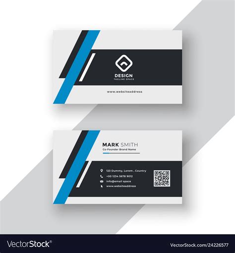 Professional Name Card Template – Cardtemplate.my.id