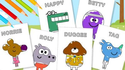 Hey Duggee Characters, Clipart, For Stickers, Digital File, Pdf, Jpeg ...