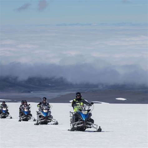 Golden Circle & Glacier Snowmobile Tour