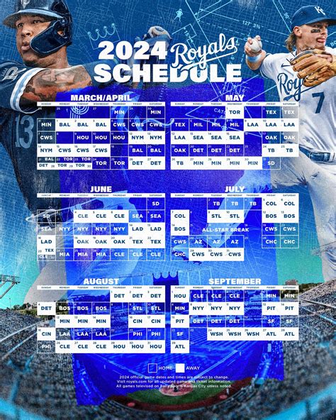 Kc Royals Schedule 2024 - Marlo Shantee