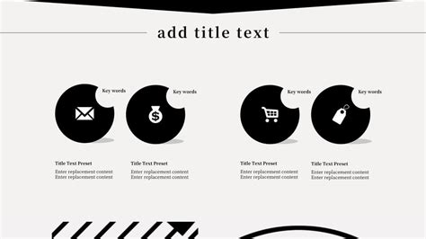 Series Of Black And White Icons Diagram Google Slide Theme And ...