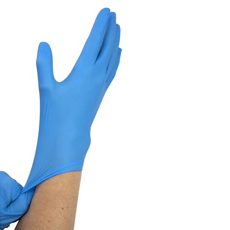 Small Blue Nitrile Exam Gloves - Box of 100