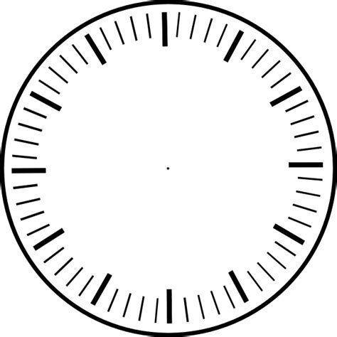 Printable Clock Face Without Hands - ClipArt Best