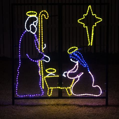 LED Nativity Manger Scene - Yard Envy