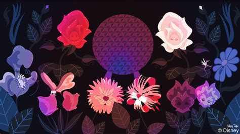 Disney Doodle: ‘Alice In Wonderland’ Flowers Enjoy The Epcot ...