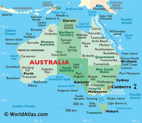 Australia Maps & Facts - World Atlas