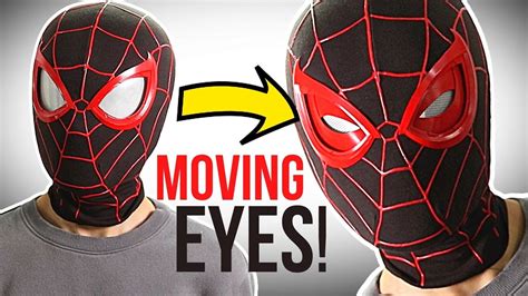 FUNCTIONAL Spider-Man Mask With MECHANICAL LENSES! DIY No Electronics ...