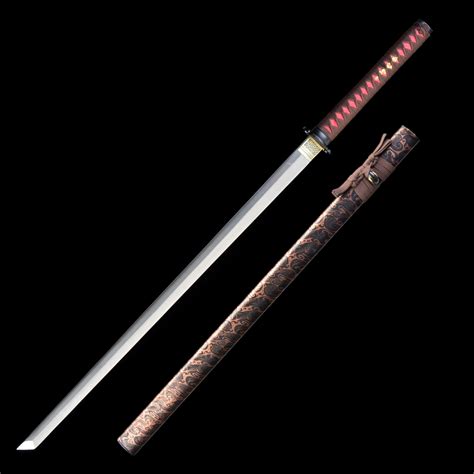 Chokuto Sword | Handmade Japanese Chokuto Sword 1060 Carbon Steel With ...