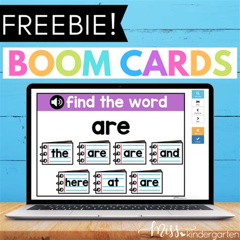 Sight Word Boom Cards ™ Make Learning Fun! - Miss Kindergarten