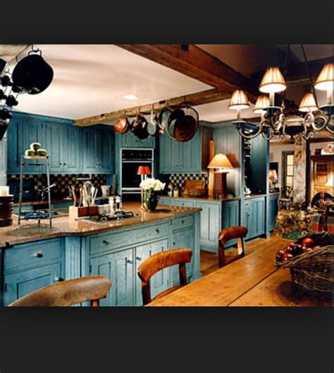 Country Blue Kitchen Cabinets – The Urban Decor