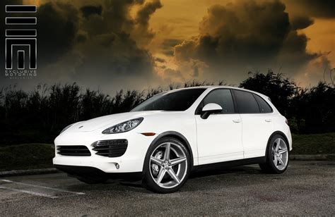 Porsche Cayenne S in White by Exclusive Motoring — CARiD.com Gallery