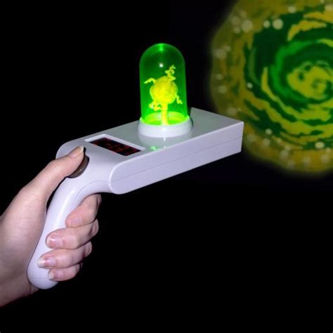 RICK AND MORTY LIGHT-UP PORTAL GUN - Gifts for Movie Lovers