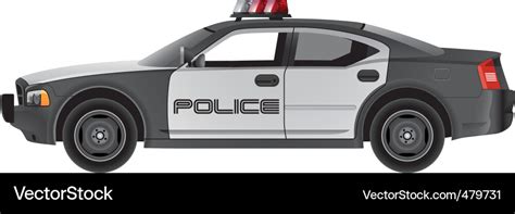 Police car Royalty Free Vector Image - VectorStock