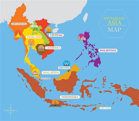 What Are The Five Regions of Asia? - WorldAtlas