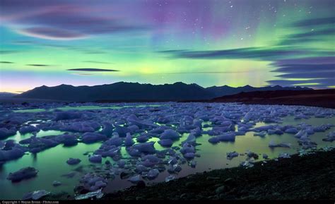 Picture of the Day: Aurora Borealis Over Iceland’s Jokulsarlon Glacier ...