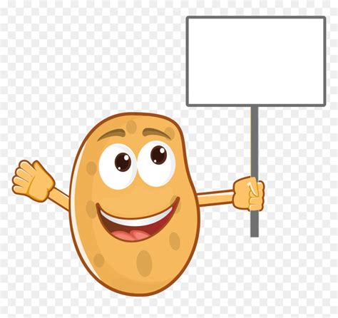 Baked Potato Clip Art - Cartoon Potato Clipart, HD Png Download - vhv