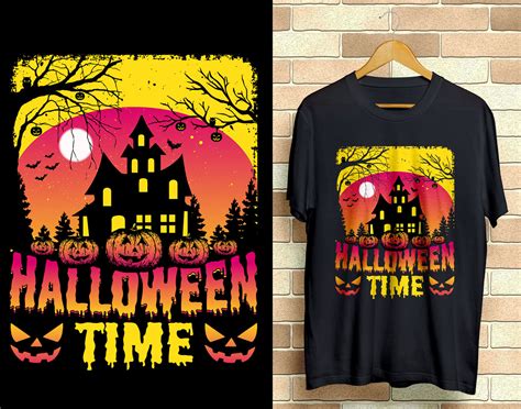 Halloween T-shirt design || T-shirt design on Behance