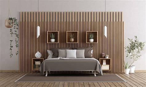 Wooden Wall Designs And Panels For Bedroom | Design Cafe