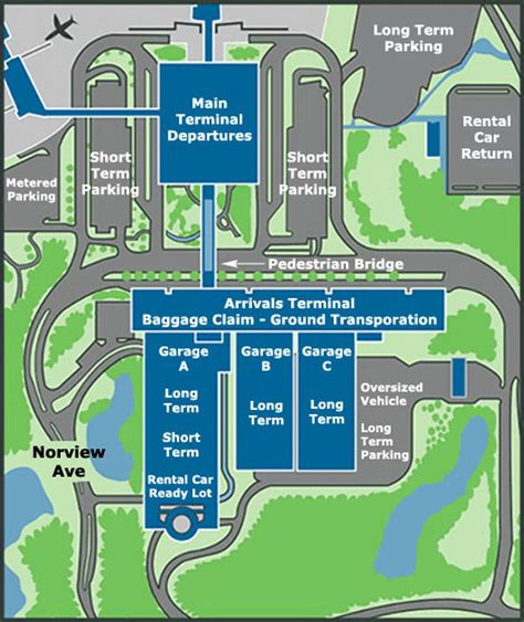 New Orleans Airport Arrivals Map