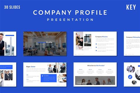 Company Profile Keynote Presentation Template | Banner de publicidad ...