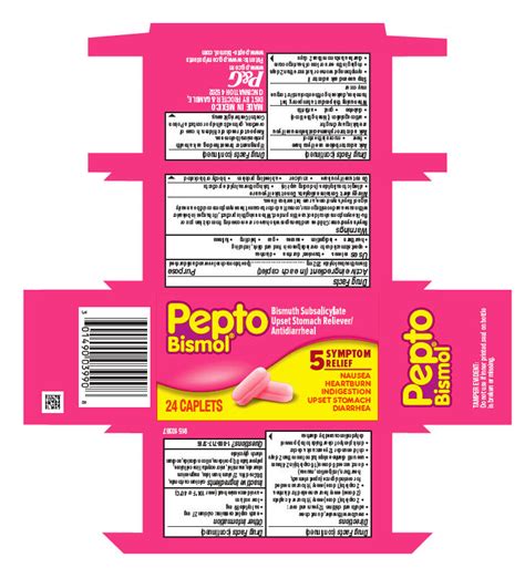 PEPTO-BISMOL- bismuth subsalicylate tablet