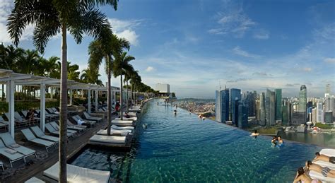 Marina Bay Sands - Sky High Infinity Pool In Singapore