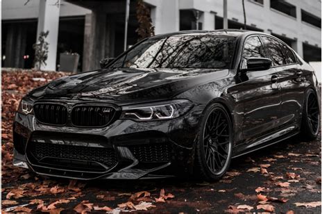 Modifying a 2018 Black M5 (Front Lip, Wheels, Springs and Exhaust ...