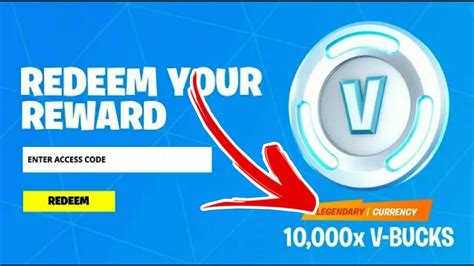 REDEEM THE 10,000 V-BUCKS CODE in Fortnite! (How To Get VBucks Code ...