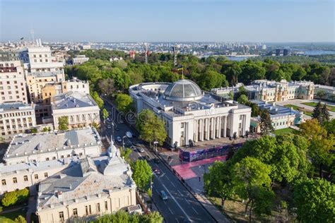 View of Verkhovna Rada Building in Spring Morning Editorial Stock Image ...