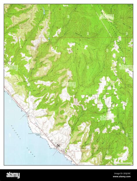 Davenport, California, map 1955, 1:24000, United States of America by ...