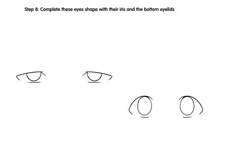 How To Draw Female Anime Eyes Step By Step