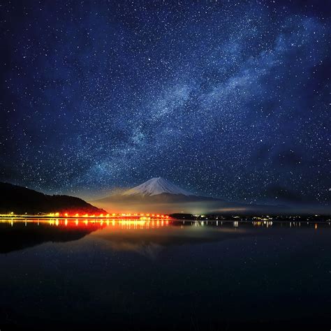 Mount Fuji At Night | Important Wallpapers