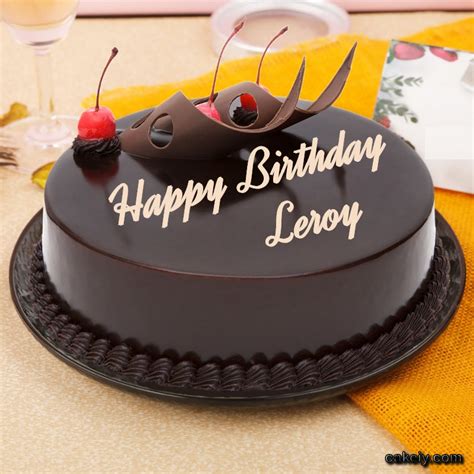 🎂 Happy Birthday Leroy Cakes 🍰 Instant Free Download