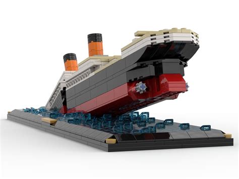 LEGO MOC Titanic Sinking Scene by YCBricks | Rebrickable - Build with LEGO