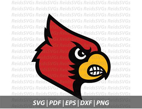 Printable Louisville Cardinal Logo Clipart