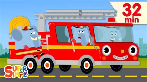 Here Comes The Fire Truck | + More Kids Songs | Super Simple Songs ...