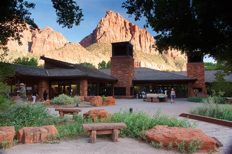 Zion National Park Visitor Center | Photos by Ron Niebrugge