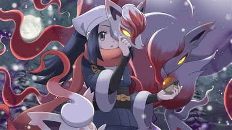 Hisuian Zoroark Zorua Pokemon 4K #1311f Wallpaper PC Desktop