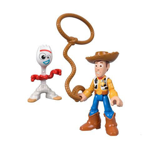 Imaginext Figures Featuring Disney Pixar Toy Story Forky & Woody ...