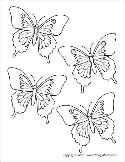 Printable 3D Butterfly Template Database