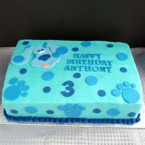 Blues Clues Birthday Cake | Blue's clues birthday cake, Kids birthday ...