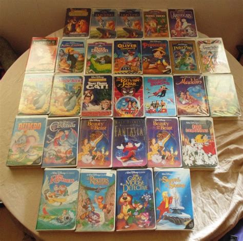 Black Diamond Disney VHS Tapes