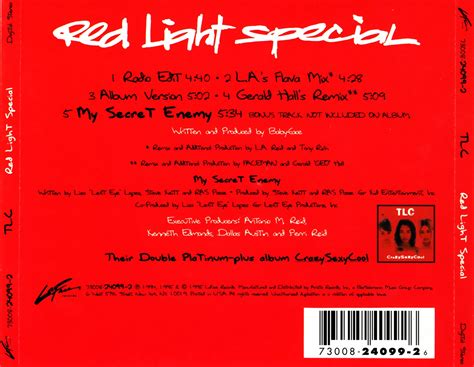 highest level of music: TLC - Red Light Special-(CDM)-1995