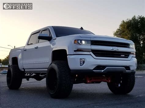 2018 Chevrolet Silverado 1500 with 22x14 -76 Hostile Rage and 37/13 ...