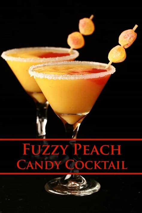 Fuzzy Peach Candy Cocktail - Celebration Generation