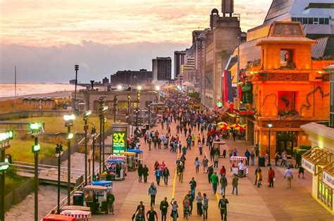 Beach Boardwalks - Most Fun Beaches - Atlantic City Beach Activities