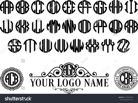 3 Letter Logo: Over 50,977 Royalty-Free Licensable Stock Vectors ...