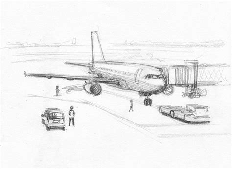 Afbeeldingsresultaat voor airport sketch