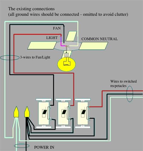 Ceiling Fan Wiring Separate Light And Fan