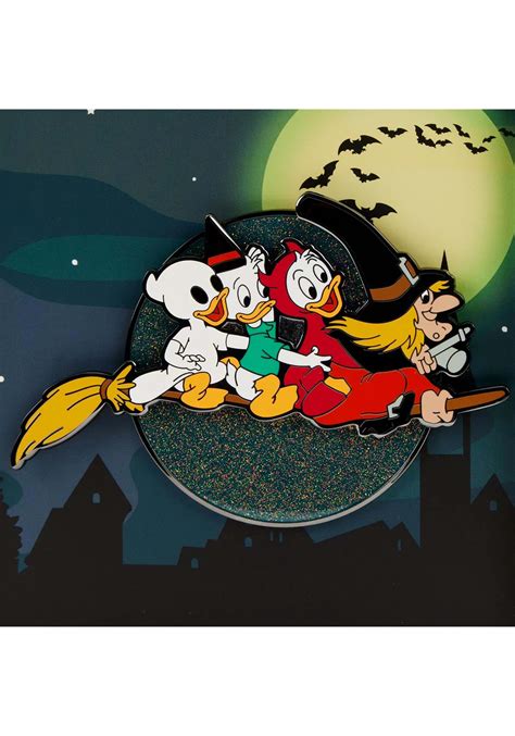 Loungefly Disney Huey Dewey and Louie 3-Inch Halloween Pin